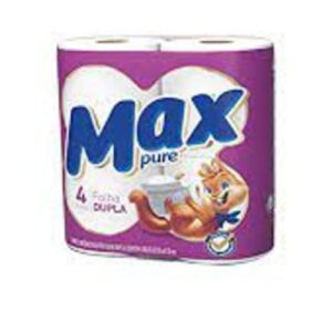 Papel Higiênico Max Pure Folha Dupla 4 Uni