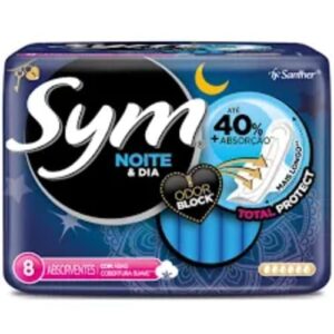 Absorvente Sym Noturno Suave com Abas