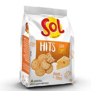 Biscoito Salg Hits 80g Queijo
