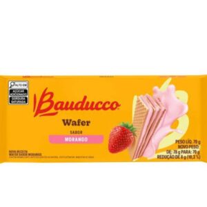 Wafer Bauducco Morango 70g