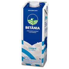 LEITE EM CAIXA BETANIA INTEGRAL 1L COM TAMPA