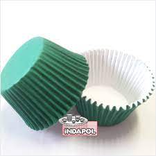 FORMINHAS DE BRIGADEIRO INDAPOL COM 100 UNIDADES VERDE