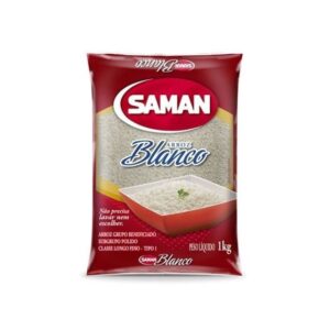 ARROZ BRANCO SAMAN 1KG