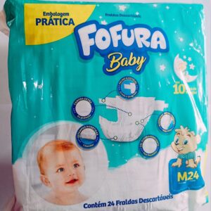 FRALDA FOFURA BABY M COM 24 FRALDAS