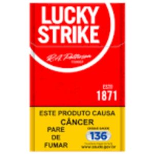 CARTEIRA DE CIGARRO LUCKY STRIKE R.A PATTERSON RED