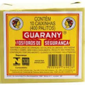 PACOTE / CAIXA DE FOSFORO GUARANY COM 10 UNIDADES