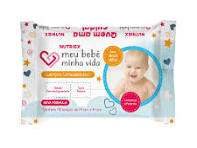 LENÇO UMEDECIDO NUTRIEX MEU BEBE MINHA VIDA CONTEM 90 LENÇOS