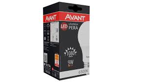 LÂMPADA DE LED PERA 9W 6500K AVANT