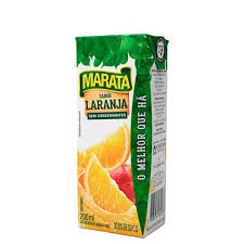 SUCO CAIXINHA MARATA LARANJA DE 200ML